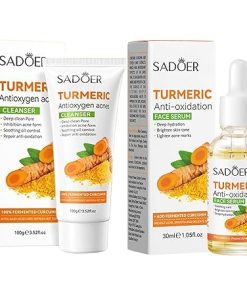 Turmeric Anti-Oxidation Face Serum & Cleanser Set – Radiant Skin Care
