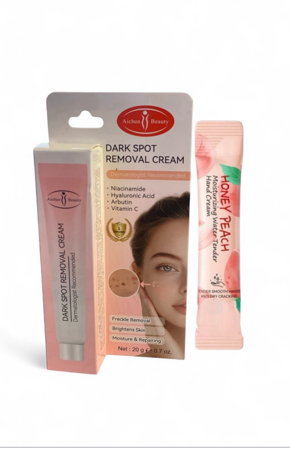 Aichun Beauty Dark Spot Cream + Honey Peach Hand Cream
