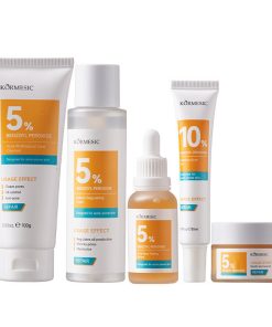 Kormesic 5% & 10% Skin Clarifying Care Set – Deep Cleanser, Toner, Serum & Moisturizer for Clear, Balanced Skin