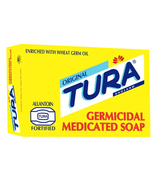 Anti-Fungal/Anti-Bacterial Tura Germicidal Medicated Soap - 30g x 3 - Image 3