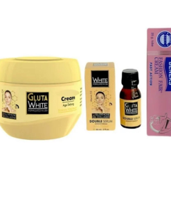 Gluta White Collagen Kit - Cream, Serum With Beneks Fashion Fair Cream
