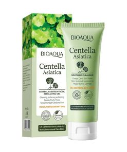 BIOAQUA Centella Asiatica Soothing Face Cleanser Oil Control Anti-Acne Deep Pore Clean Facial Hydrating Moisturizing 100g/3.5oz