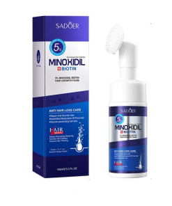 SADOER Minoxidil + Biotin Anti-Hair Loss Foam (5%)